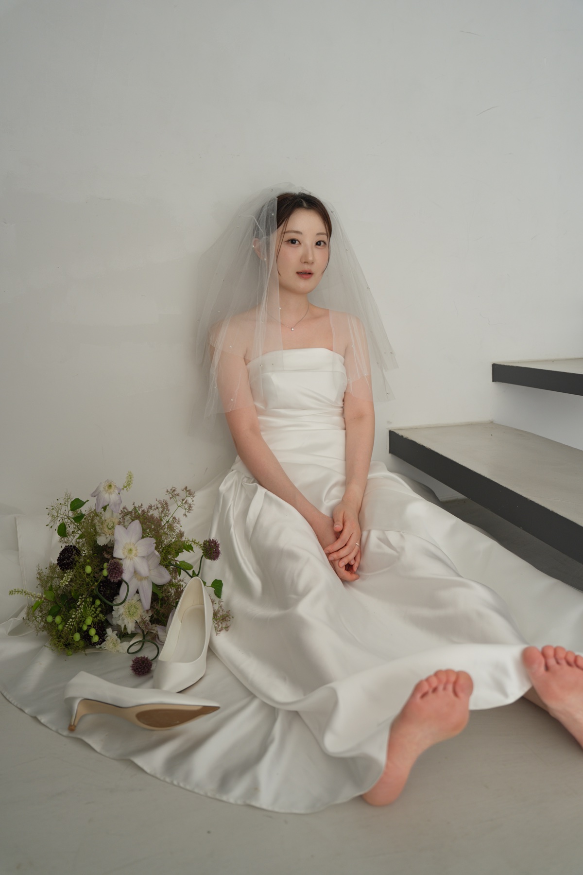 베일을 쓴 신부 다해